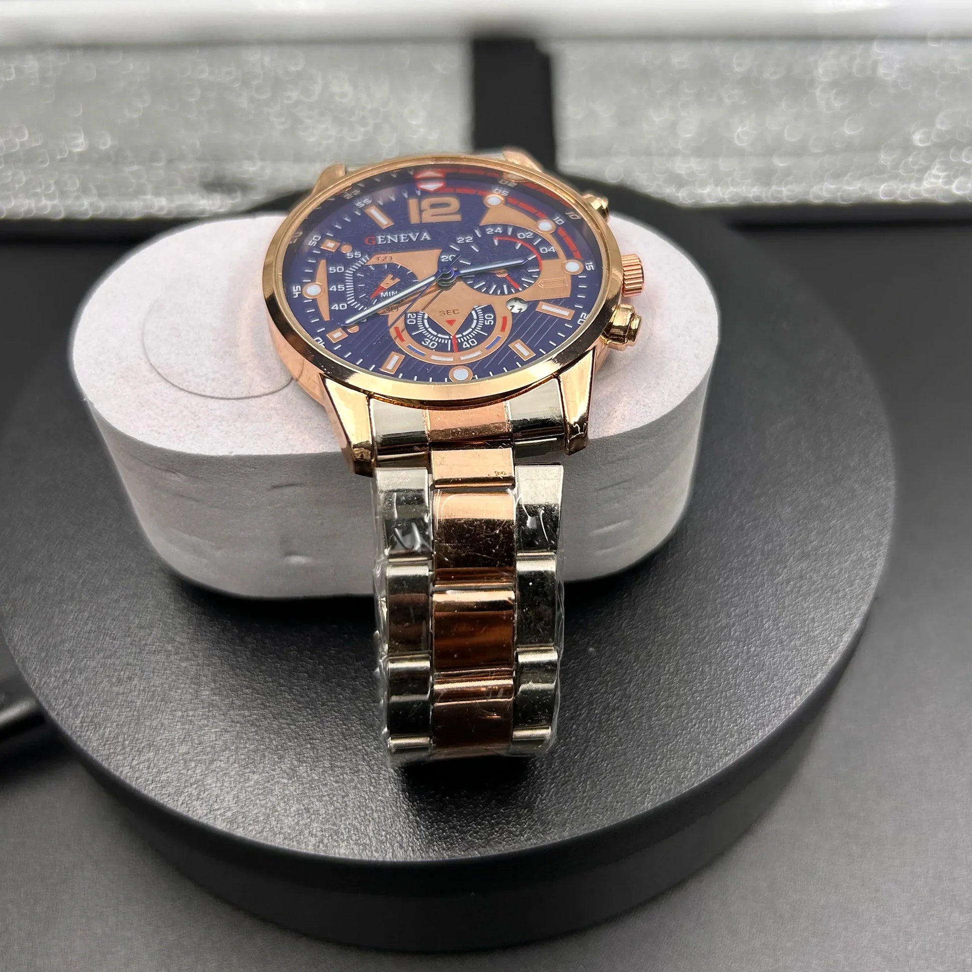 Men Watches Chronograph Stainless Steel Wrist Watches - nexivobd
