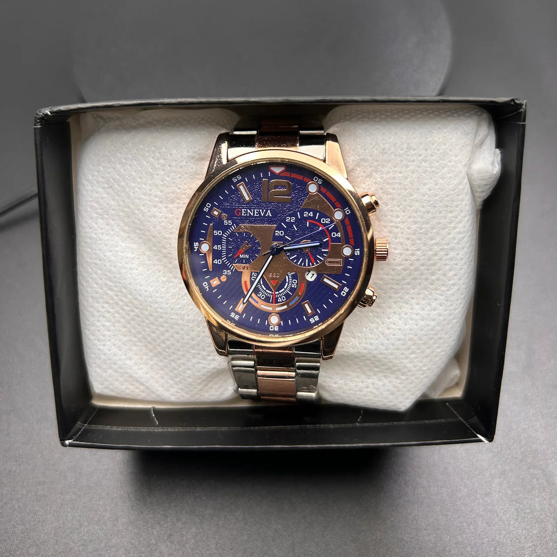 Men Watches Chronograph Stainless Steel Wrist Watches - nexivobd
