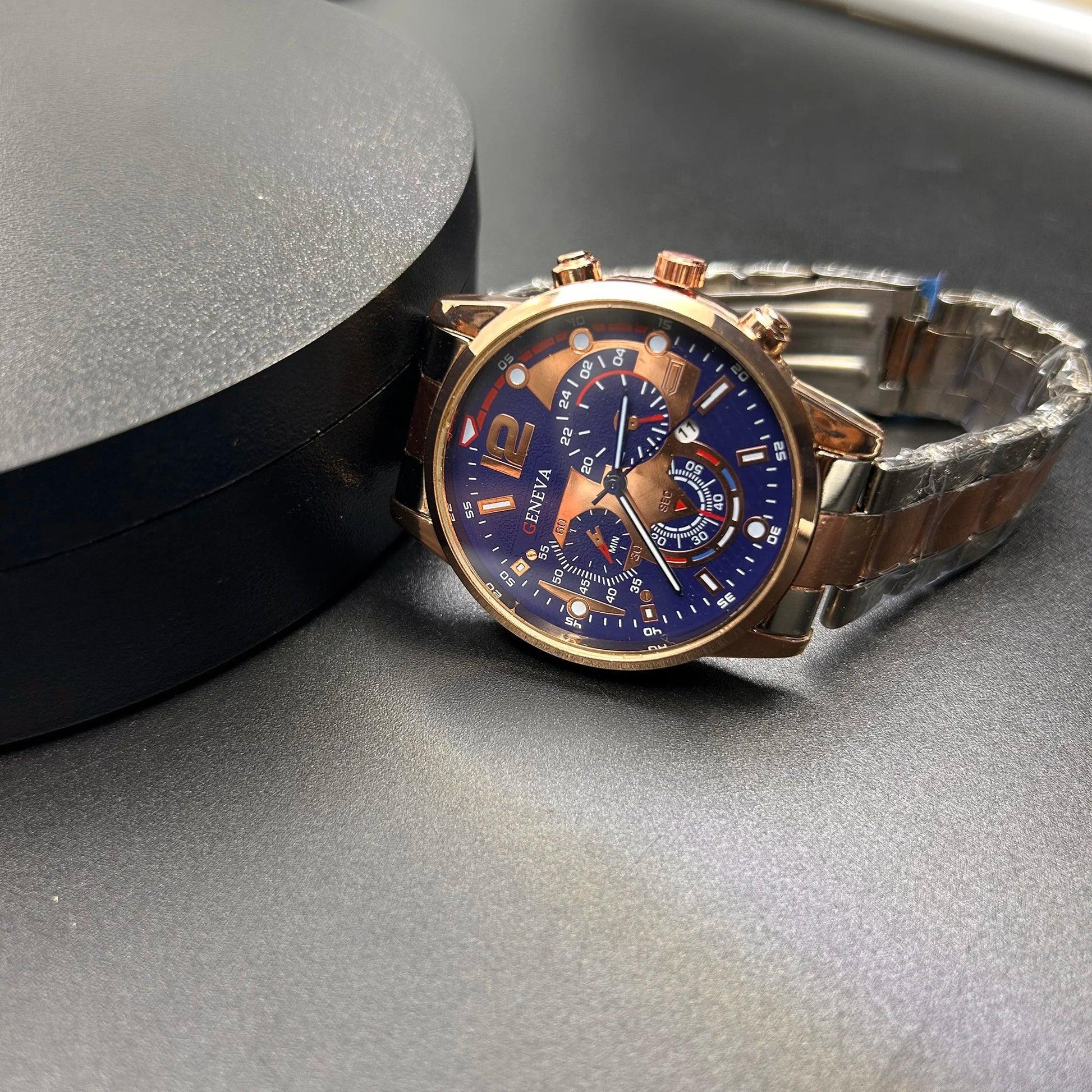Men Watches Chronograph Stainless Steel Wrist Watches - nexivobd