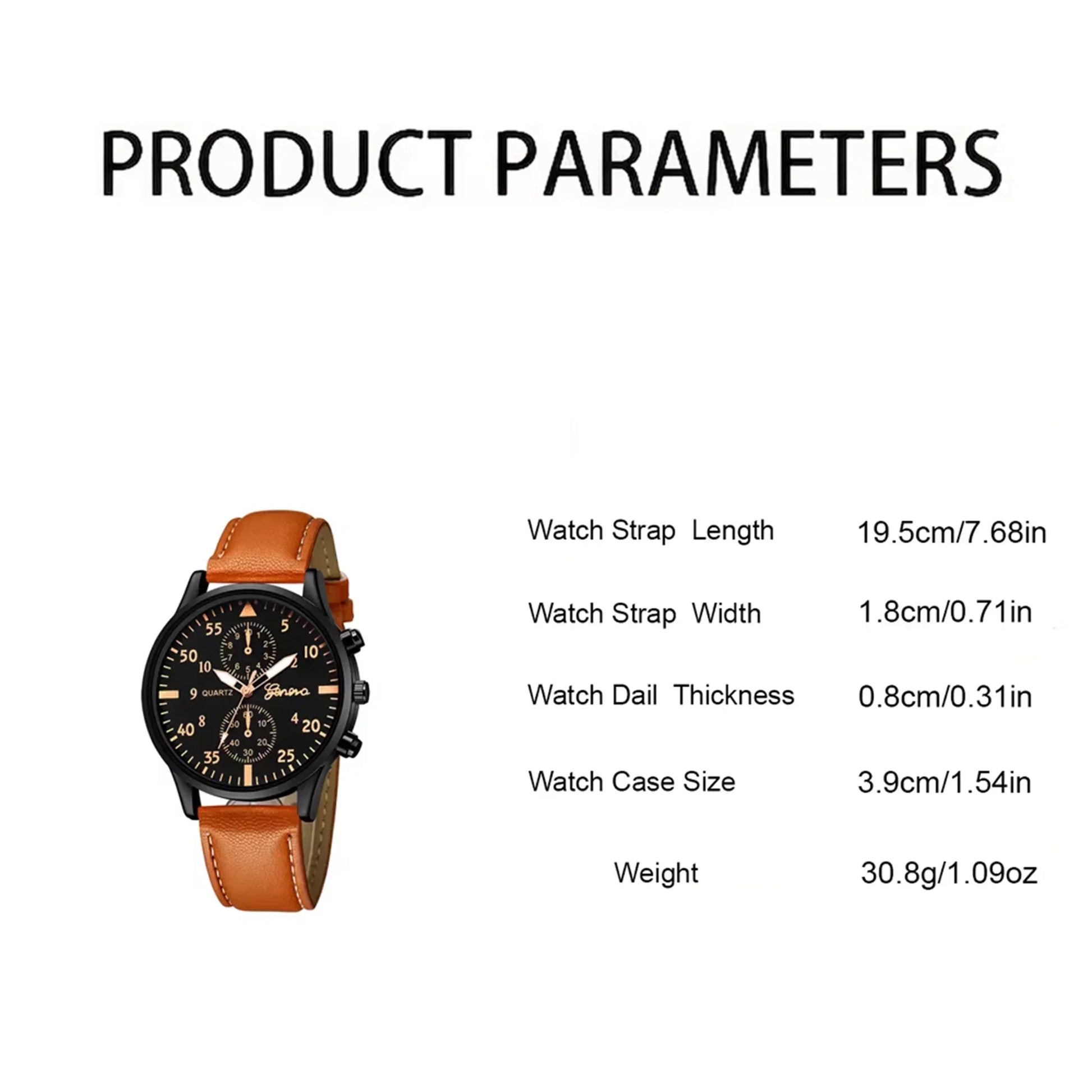 Men's Casual Watch & Bracelet Set – 4-in-1 Combo Watch - nexivobd