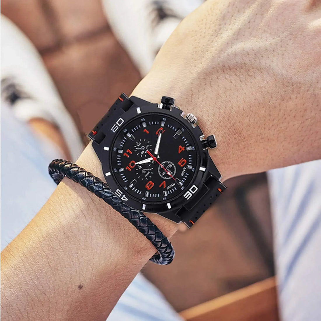 Sports Watch LED Digital Military Sport Wristwatch Silicone Strap Fashion Casual - nexivobd